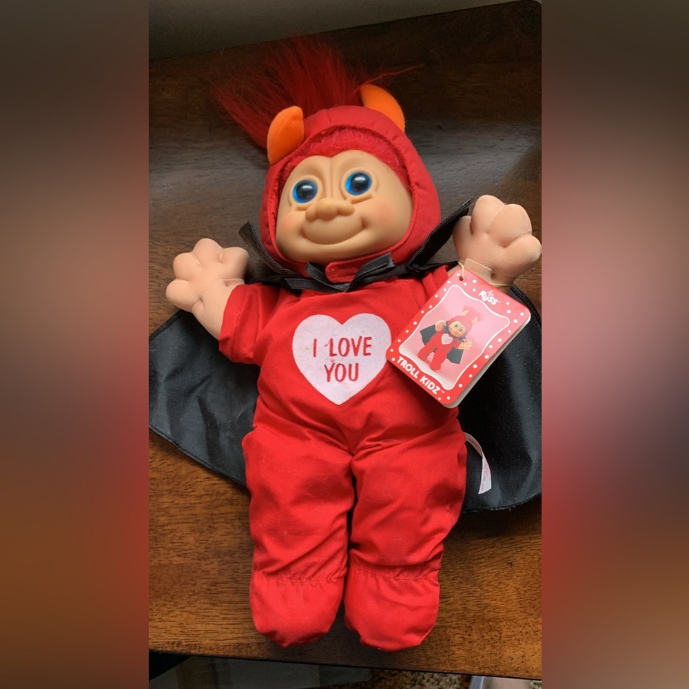 Vintage Russ Troll Kidz Plus Doll Red Devil